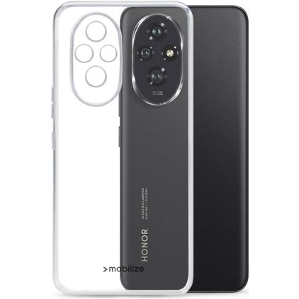 Mobilize Gelly Coque Transparente HONOR 200 Coque arrière en TPU Souple - Transparent