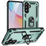 Mobigear Armor ring Coque Samsung Galaxy A36 Coque arrière Rigide Anti-Chocs avec Anneau-Support - Vert