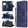 Mobigear Butterfly Housse Samsung Galaxy A20s Etui Porte-Monnaie - Bleu