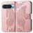 Mobigear Butterfly Housse Google Pixel 10 Pro XL Etui Porte-Monnaie - Rose doré