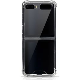 Mobigear Cushion Coque Transparente Samsung Galaxy Z Flip Coque arrière en TPU Souple Anti-Chocs - Transparent
