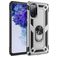 Mobigear Armor Ring Coque Samsung Galaxy S20 FE Coque arrière Rigide Anti-Chocs avec Anneau-Support - Argent
