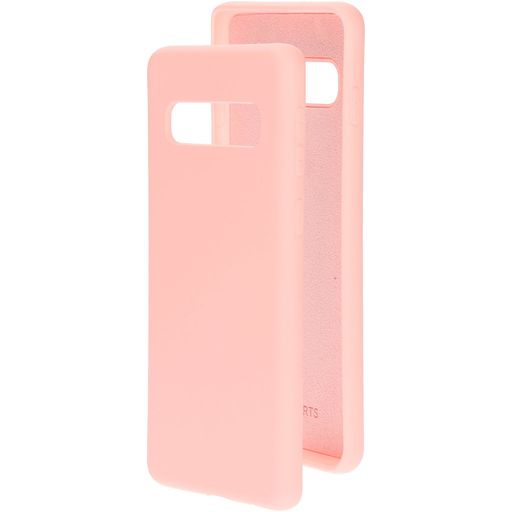 Mobiparts Coque Samsung Galaxy S10 Coque arrière en Silicone - Blossom Pink