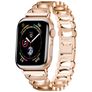 Mobigear Vienna Bracelet Acier pour Apple Watch Fermeture boucle déployante - 49/46/45/44 mm - Rose doré