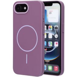 Mobiparts Slim Line Coque iPhone 16e MagSafe Coque arrière Rigide - Imperial Purple