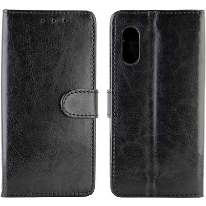 Mobigear Wallet Housse Samsung Galaxy Xcover Pro Etui Porte-Monnaie - Noir