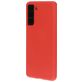 Mobiparts Coque Samsung Galaxy S21 Coque arrière en Silicone - Scarlet Red
