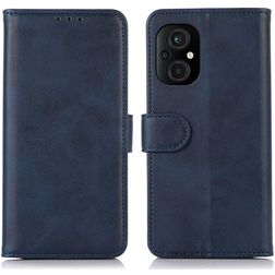 Mobigear Wallet Housse POCO M5 Etui Porte-Monnaie - Bleu