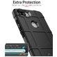 Mobigear Rugged Shield Coque Xiaomi Mi 8 Lite Coque arrière en TPU Souple Anti-Chocs - Marron