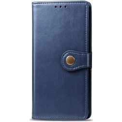 Mobigear Snap Button Xiaomi Mi 9T Étui Portefeuille - Bleu