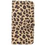 Mobigear Leopard iPhone XR Étui Portefeuille - Marron