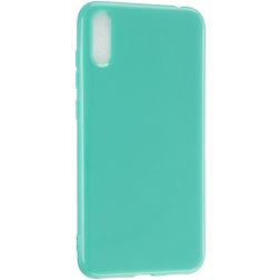 Mobigear Colors Coque Huawei Y7 Pro (2019) Coque arrière en TPU Souple - Turquoise