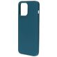 Mobiparts Coque iPhone 14 Pro Max Coque arrière en Silicone - Blueberry Blue