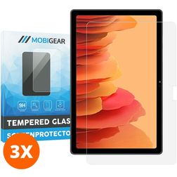Mobigear Samsung Galaxy Tab A7 (2020) Verre trempé Protection d'écran - Compatible coque (Lot de 3)