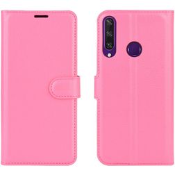 Mobigear Classic Housse Huawei Y6p Etui Porte-Monnaie - Magenta