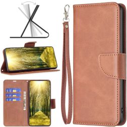 Mobigear Excellent Housse Xiaomi Redmi Note 11E Etui Porte-Monnaie - Marron