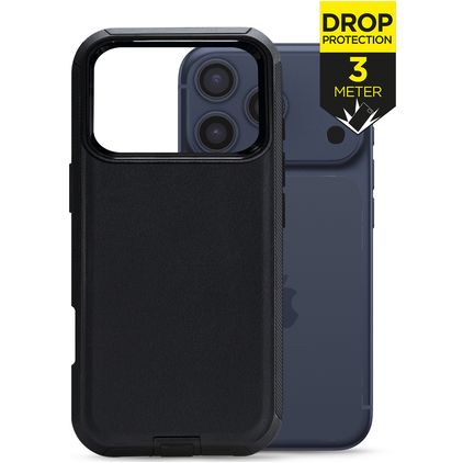 Mobilize Defender Coque iPhone 18 Pro Max Coque arrière Rigide Anti-Chocs - Noir