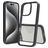 Mobigear Crystal iPhone 16 Pro Plastique rigide Coque arrière - Noir