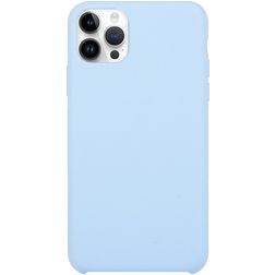 Mobigear Rubber Touch Coque iPhone 15 Pro Coque arrière en Silicone - Bleu
