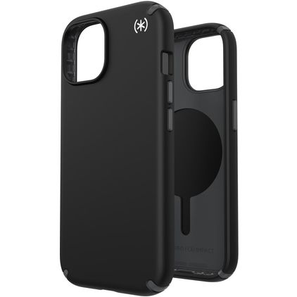 Speck Presidio2 Pro Coque iPhone 15 MagSafe Coque arrière Rigide Anti-Chocs - Noir