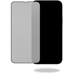Mobilize iPhone 15 Pro Max Verre trempé Protection d'écran Confidentialité - Compatible Coque - Noir