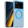 Mobigear Shockproof Coque POCO X6 Pro MagSafe Coque arrière Rigide - Bleu