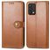 Mobigear Snap Button Housse Realme GT Master Edition Etui Porte-Monnaie - Marron