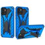 Mobigear Armor Stand Coque Samsung Galaxy A03 Coque arrière Rigide Anti-Chocs avec Support Amovible - Bleu