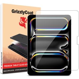 GrizzlyCoat Magic Applicator iPad 11 (2025) Verre trempé Protection d'écran - Compatible Coque + Cadre d'installation