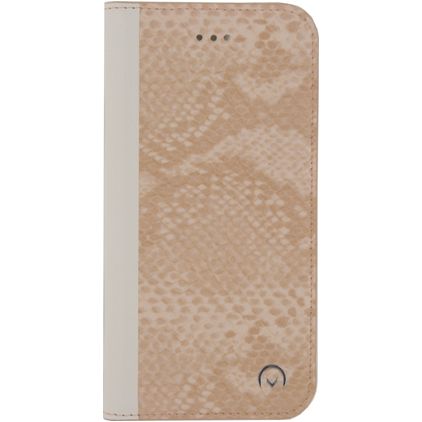 Mobilize Premium Gelly Samsung Galaxy S8 Étui Portefeuille - Snake Light Peach