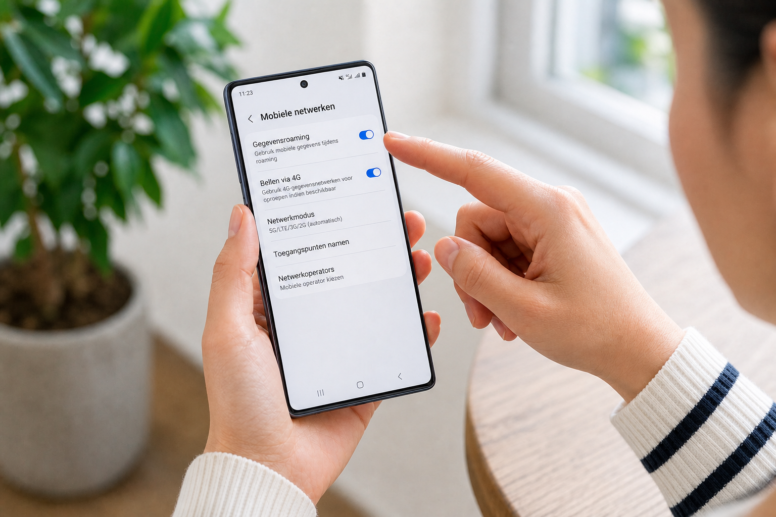 Configurer l'itinérance sur Samsung