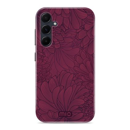MIO Coque Samsung Galaxy A35 MagSafe Coque arrière Rigide - Berry Blooms