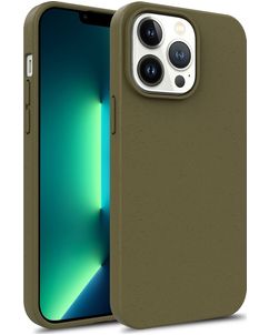 Mobigear Bio iPhone 15 Écologique Coque arrière - Vert armée