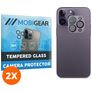 Mobigear iPhone 14 Pro Verre trempé Protection Caméra - Compatible Coque (Lot de 2)