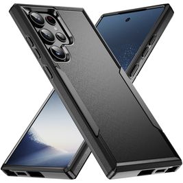 Mobigear Heavy Armor Coque Samsung Galaxy S24 Ultra Coque arrière Rigide Anti-Chocs - Noir