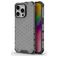 Mobigear Honeycomb Coque iPhone 16 Pro Coque arrière Rigide Anti-Chocs - Noir