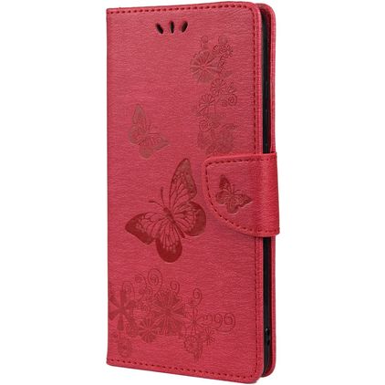 Mobigear Clover Housse Xiaomi Redmi Note 11 5G Etui Porte-Monnaie - Rouge