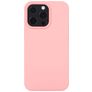 Mobigear Rubber Touch Coque iPhone 14 Pro Max Coque arrière en Silicone - Blossom Pink