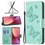 Mobigear Butterfly Housse Xiaomi 12X Etui Porte-Monnaie - Vert