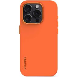 Decoded Coque iPhone 15 Pro Coque arrière en Silicone - Apricot Crush