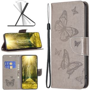 Mobigear Butterfly Housse Nokia G11 Etui Porte-Monnaie - Gris