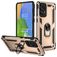 Mobigear Armor Ring Samsung Galaxy A73 Plastique rigide Coque arrière Antichoc avec bague de maintien - Or