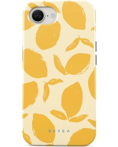 Burga Tough Coque iPhone 17e MagSafe Coque arrière Rigide Anti-Chocs - Lemon Tart