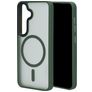 Mobiparts Hardcover Coque Samsung Galaxy S25 MagSafe Coque arrière Rigide - Satin Green