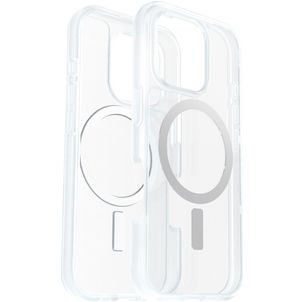 OtterBox React Transparent iPhone 16 Pro MagSafe Plastique rigide Coque arrière Antichoc - Transparent