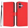 Mobigear Urban Wallet Housse iPhone 16 Etui Porte-Monnaie - Rouge