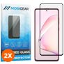 Mobigear Premium Samsung Galaxy Note 10 Lite Verre trempé Protection d'écran - Compatible Coque - Noir (Lot de 2)