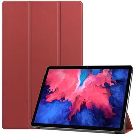 Mobigear Tri-Fold Coque Lenovo Tab P11 Plus Gen 1 Etui - Rouge
