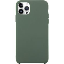 Mobigear Rubber Touch Coque iPhone 15 Pro Max Coque arrière en Silicone - Vert