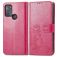 Mobigear Clover Housse Motorola Moto G50 Etui Porte-Monnaie - Rose